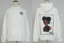 Mindset-7 Hoodie - White & Black design