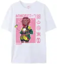 Mindset-7 T-shirt - White & Pink design