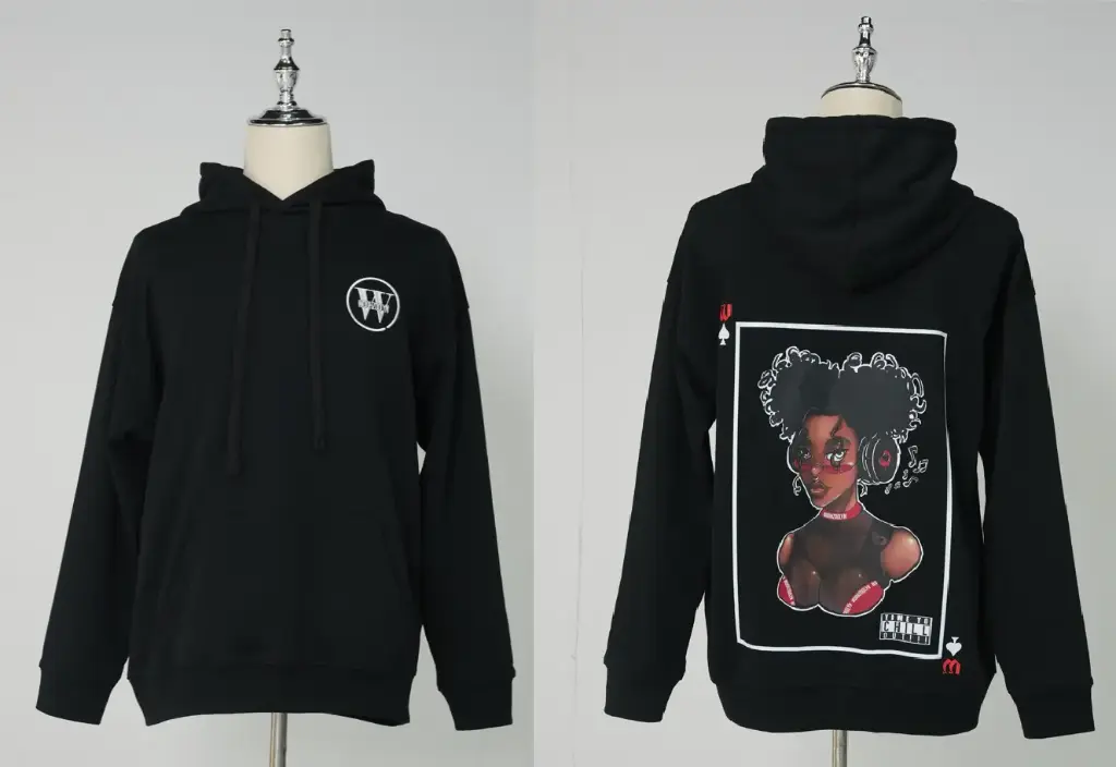 Mindset-7 Hoodie - Black & White design